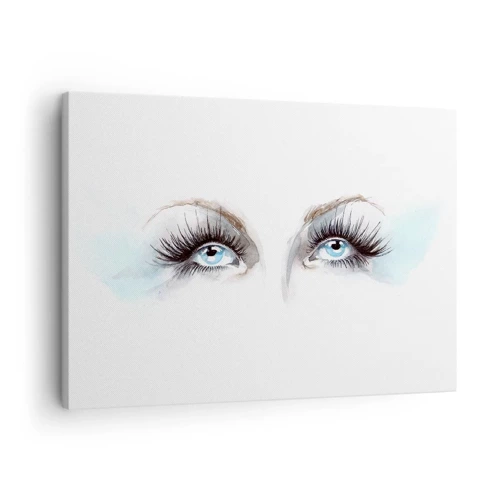 Impression sur toile - Image sur toile - Yeux d'ange? - 70x50 cm