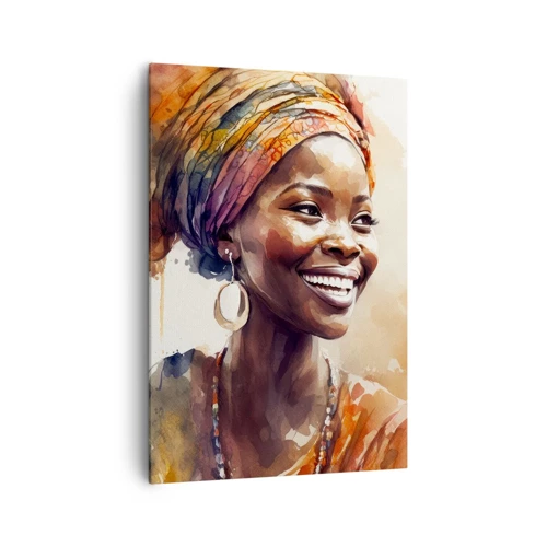 Impression sur toile - Image sur toile - reine africaine - 70x100 cm