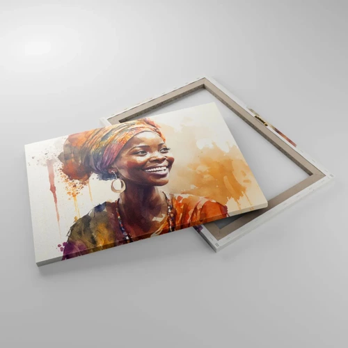 Impression sur toile - Image sur toile - reine africaine - 70x50 cm