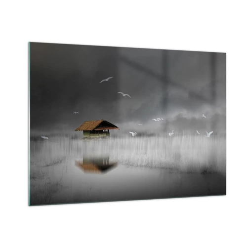 Impression sur verre - Image sur verre - A l'abri de la pluie - 100x70 cm