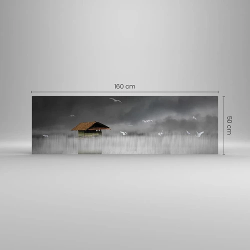 Impression sur verre - Image sur verre - A l'abri de la pluie - 160x50 cm