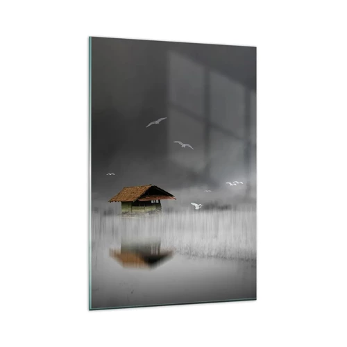 Impression sur verre - Image sur verre - A l'abri de la pluie - 80x120 cm