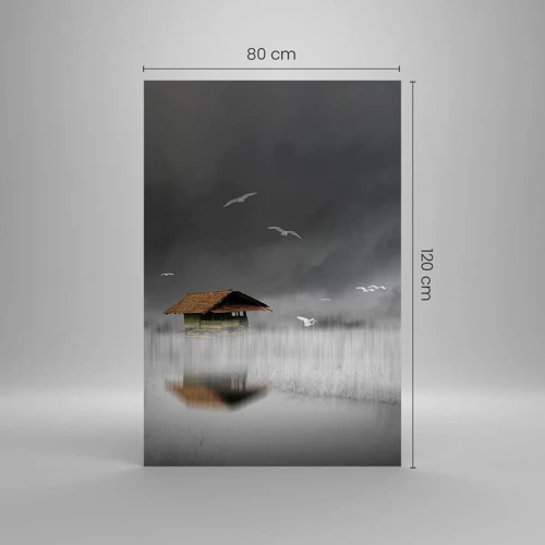 Impression sur verre - Image sur verre - A l'abri de la pluie - 80x120 cm