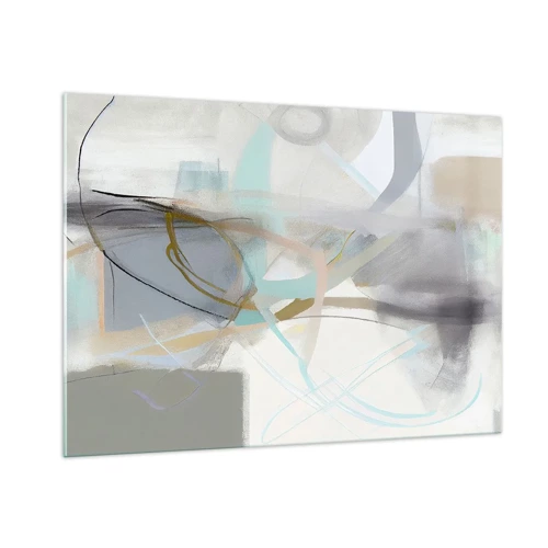 Impression sur verre - Image sur verre - Abstraction brumeuse - 100x70 cm