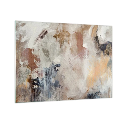 Impression sur verre - Image sur verre - Abstraction brumeuse - 70x50 cm