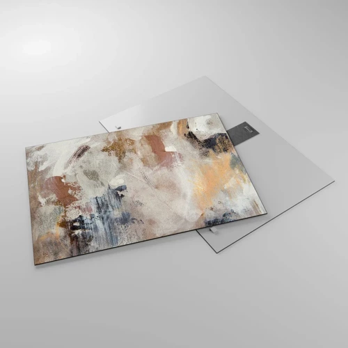 Impression sur verre - Image sur verre - Abstraction brumeuse - 70x50 cm