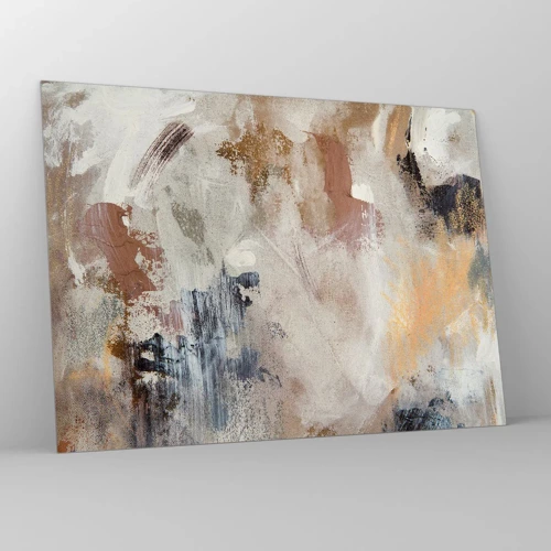 Impression sur verre - Image sur verre - Abstraction brumeuse - 70x50 cm