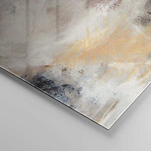 Impression sur verre - Image sur verre - Abstraction brumeuse - 70x50 cm
