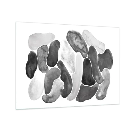 Impression sur verre - Image sur verre - Abstraction rocheuse - 70x50 cm