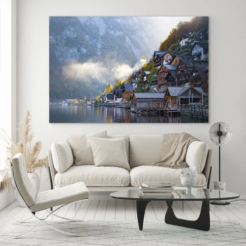 Impression sur verre - Image sur verre - Ambiance alpine - 70x50 cm