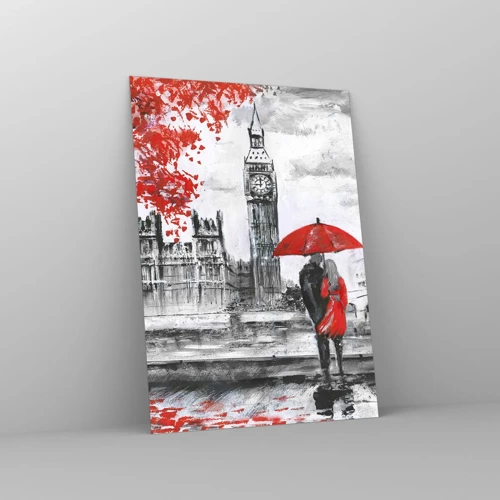 Impression sur verre - Image sur verre - Amoureux de Londres - 50x70 cm