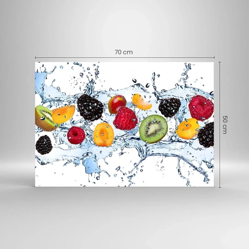 Impression sur verre - Image sur verre - Amusez-vous avec nous - 70x50 cm