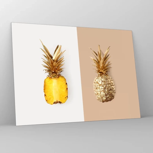 Impression sur verre - Image sur verre - Ananas pour nous - 70x50 cm