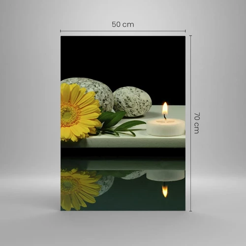 Impression sur verre - Image sur verre - Apaisement des sens - 50x70 cm