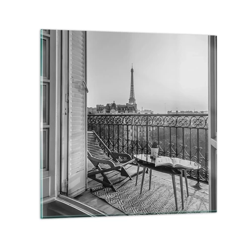 Impression sur verre - Image sur verre - Après-midi parisien - 30x30 cm