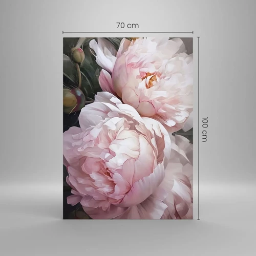 Impression sur verre - Image sur verre - Arrêté en pleine floraison - 70x100 cm