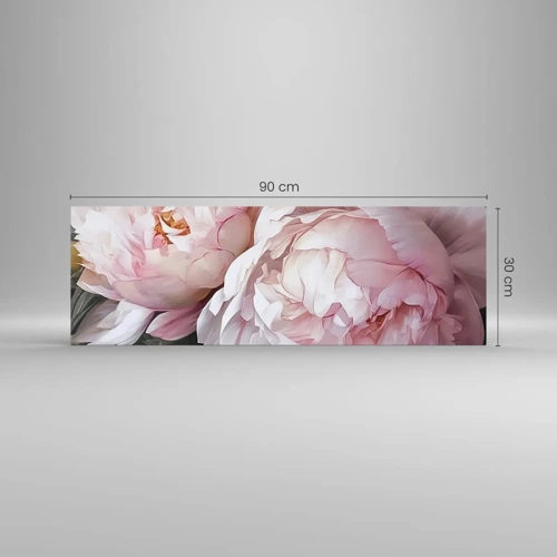 Impression sur verre - Image sur verre - Arrêté en pleine floraison - 90x30 cm