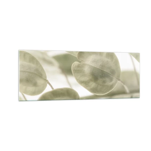 Impression sur verre - Image sur verre - Au commencement il y avait des feuilles... - 140x50 cm