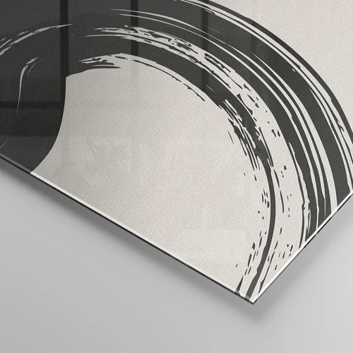 Impression sur verre - Image sur verre - Balayage circulaire - 70x50 cm