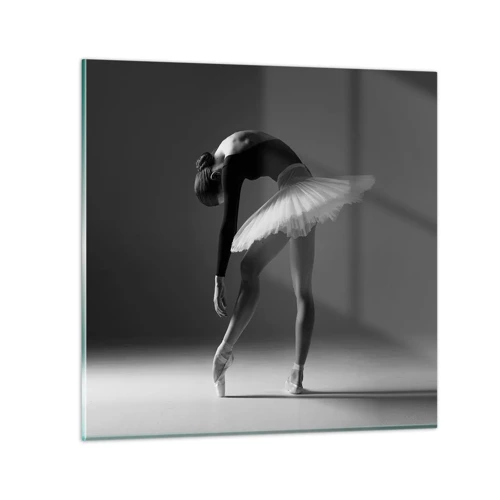 Impression sur verre - Image sur verre - Belle ballerine - 30x30 cm