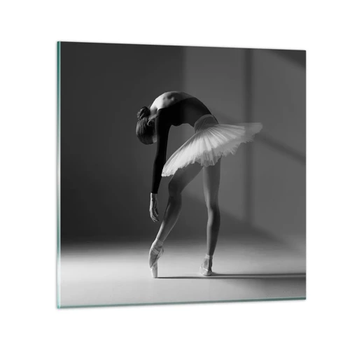 Impression sur verre - Image sur verre - Belle ballerine - 50x50 cm