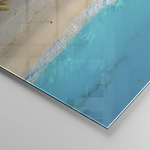 Impression sur verre - Image sur verre - Bienvenue au paradis - 100x40 cm