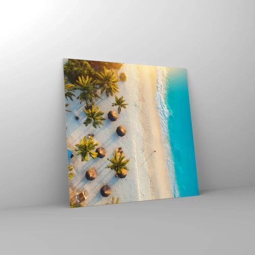 Impression sur verre - Image sur verre - Bienvenue au paradis - 30x30 cm