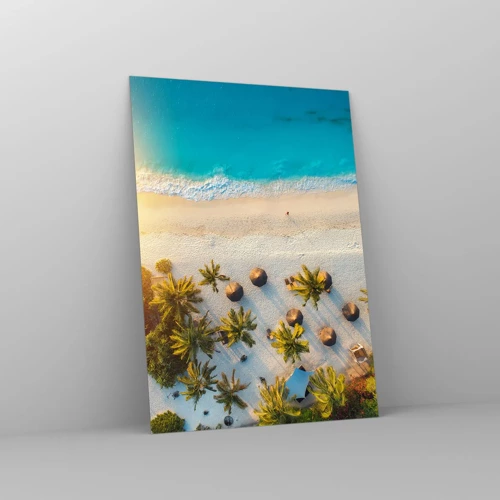 Impression sur verre - Image sur verre - Bienvenue au paradis - 50x70 cm