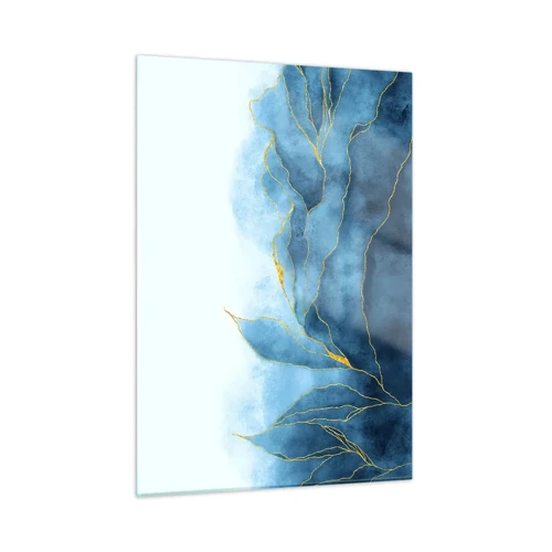 Impression sur verre - Image sur verre - Bleu doré - 50x70 cm