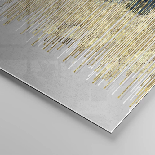 Impression sur verre - Image sur verre - Bordure dorée - 120x50 cm