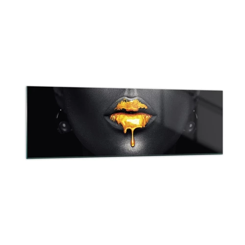 Impression sur verre - Image sur verre - Bouche d'or - 160x50 cm