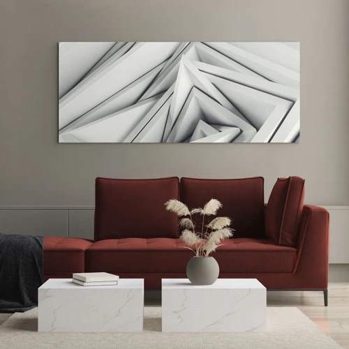 Impression sur verre - Image sur verre - Bourgeon d’angles vifs - 100x40 cm