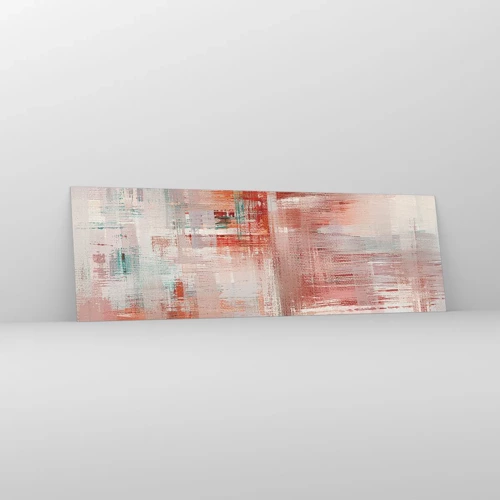 Impression sur verre - Image sur verre - Brumeux. Mais rose - 160x50 cm