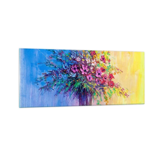 Impression sur verre - Image sur verre - Cadeau d'été de la prairie - 100x40 cm