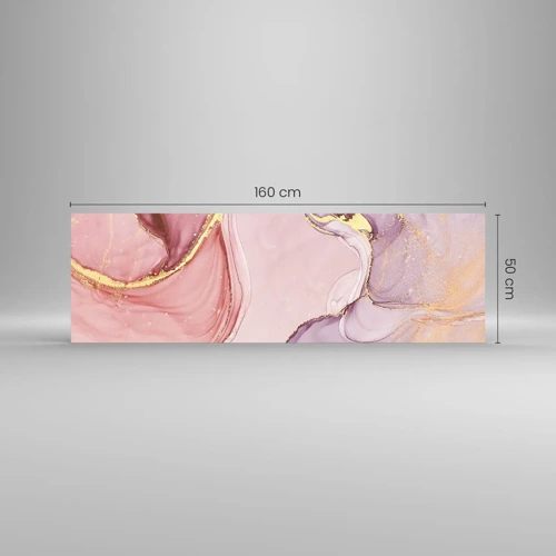 Impression sur verre - Image sur verre - Caresse de couleurs - 160x50 cm
