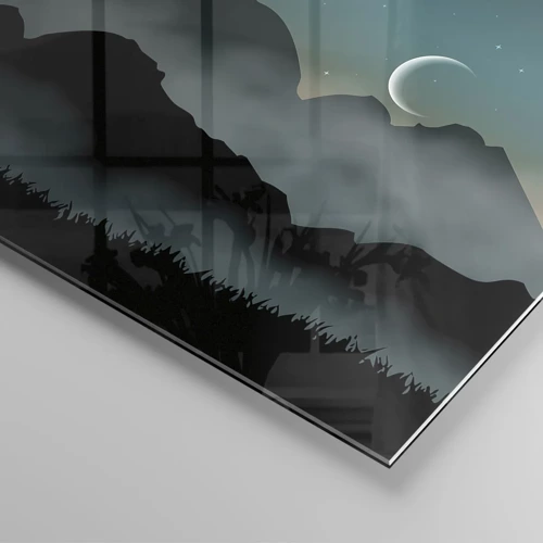Impression sur verre - Image sur verre - Carnaval de la nuit étoilée - 60x60 cm