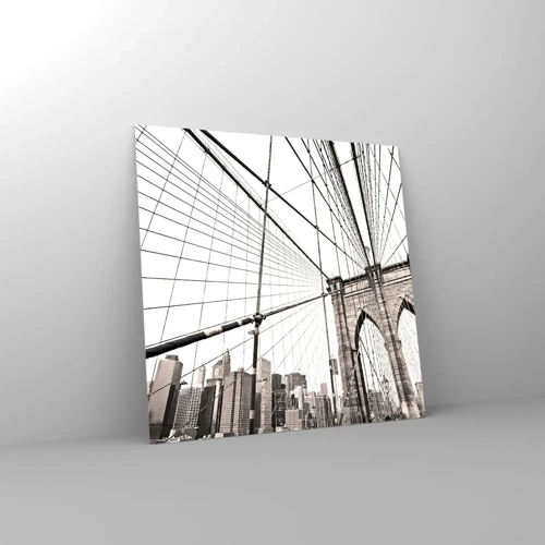 Impression sur verre - Image sur verre - Cathédrale New Yorkaise - 30x30 cm