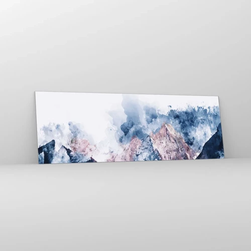 Impression sur verre - Image sur verre - Ce sont des sommets ! - 90x30 cm