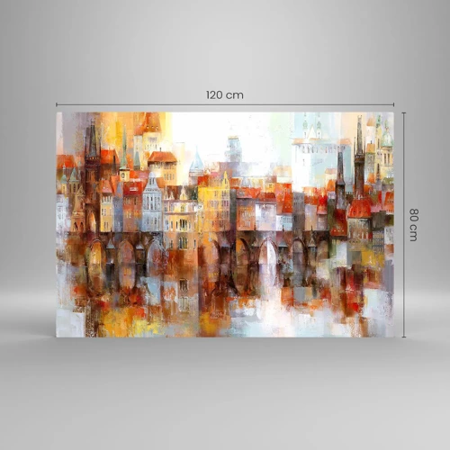Impression sur verre - Image sur verre - C'est aussi beau sous le pont - 120x80 cm