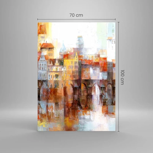 Impression sur verre - Image sur verre - C'est aussi beau sous le pont - 70x100 cm