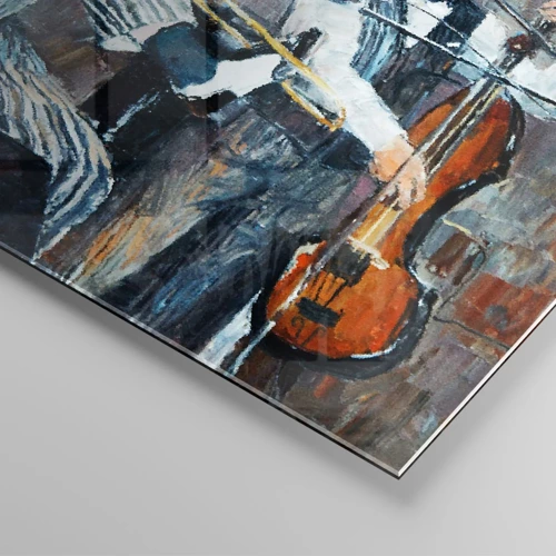 Impression sur verre - Image sur verre - C'est tout le Jazz - 30x30 cm