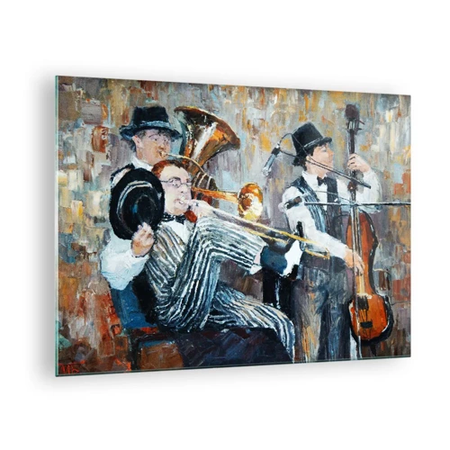 Impression sur verre - Image sur verre - C'est tout le Jazz - 70x50 cm