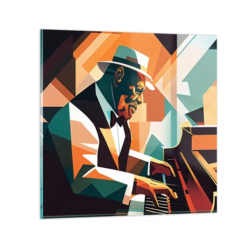 Impression sur verre - Image sur verre - C’est tout le jazz - 30x30 cm