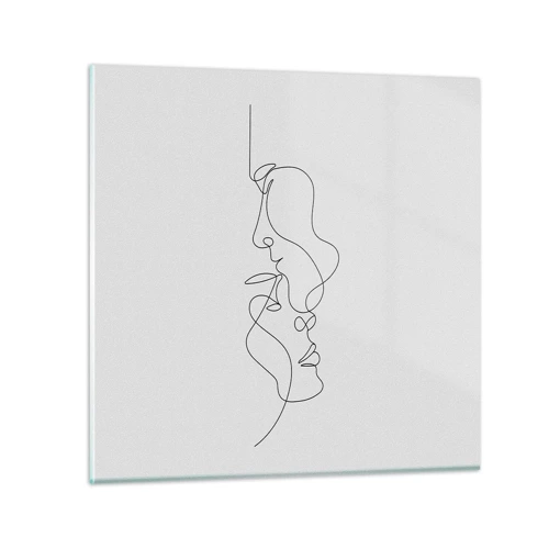 Impression sur verre - Image sur verre - Chaleur de désir renaissant - 50x50 cm