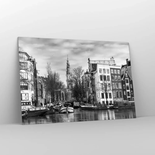 Impression sur verre - Image sur verre - Climat d'Amsterdam - 120x80 cm