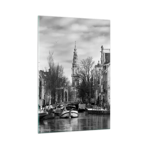 Impression sur verre - Image sur verre - Climat d'Amsterdam - 80x120 cm
