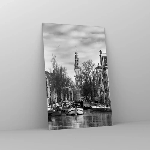 Impression sur verre - Image sur verre - Climat d'Amsterdam - 80x120 cm