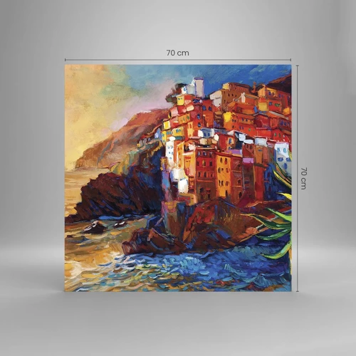 Impression sur verre - Image sur verre - Climats italien - 70x70 cm