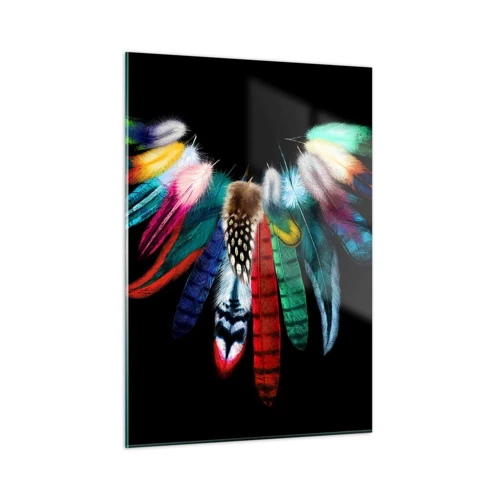 Impression sur verre - Image sur verre - Collier indien - 50x70 cm