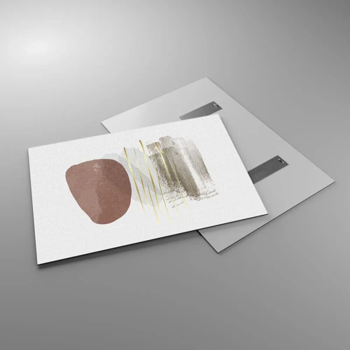 Impression sur verre - Image sur verre - Colonnade abstraite - 100x70 cm